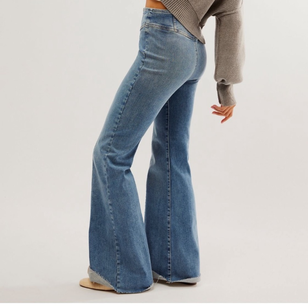 Free People CRVY Wild Honey Flare - Picture 4 of 8